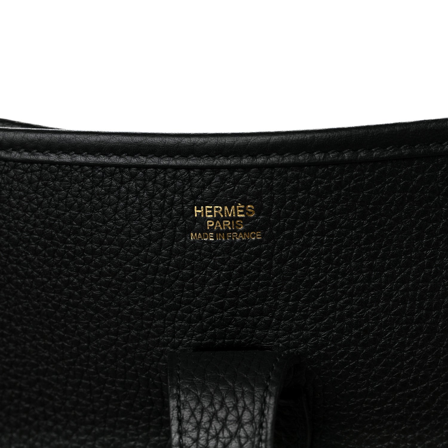 Hermes Taurillon Clemence Evelyne III GM Black 6 of 8