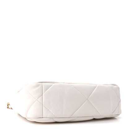 Chanel Lambskin Quilted Medium Chanel 19 Flap White 4 of 10