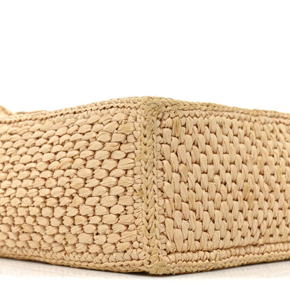 Loewe X PAULA'S IBIZA Raffia Font Tote Natural Tan 7 of 8