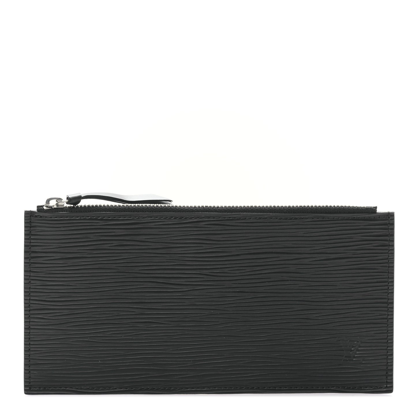 Epi Felicie Chain Wallet Zippered Insert Black