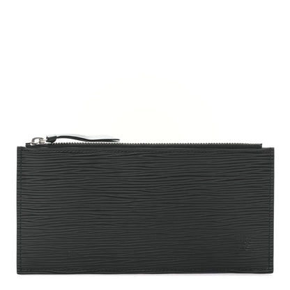 Louis Vuitton Epi Felicie Chain Wallet Zippered Insert Black 1 of 8