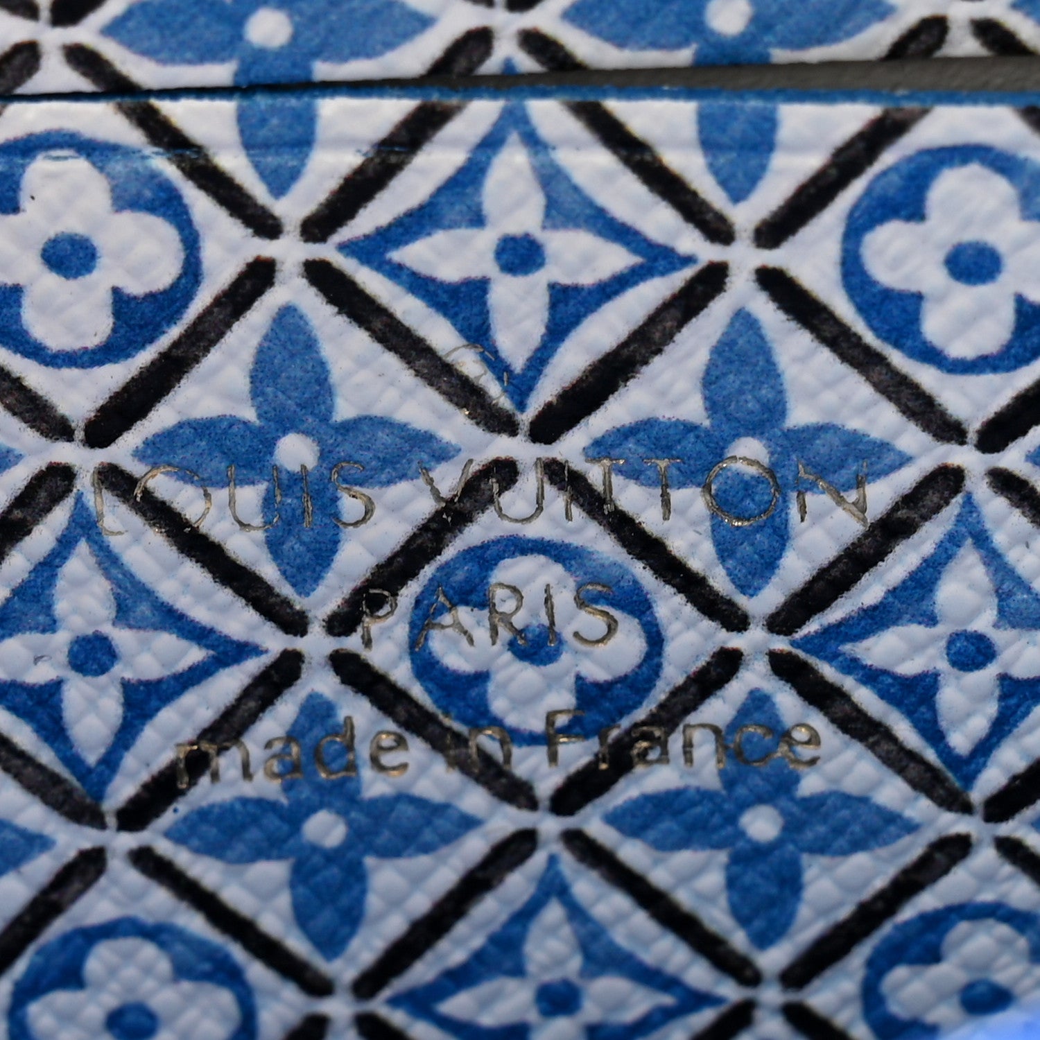 Louis Vuitton Monogram Giant By The Pool Zippy Coin Purse Blue 7 of 9