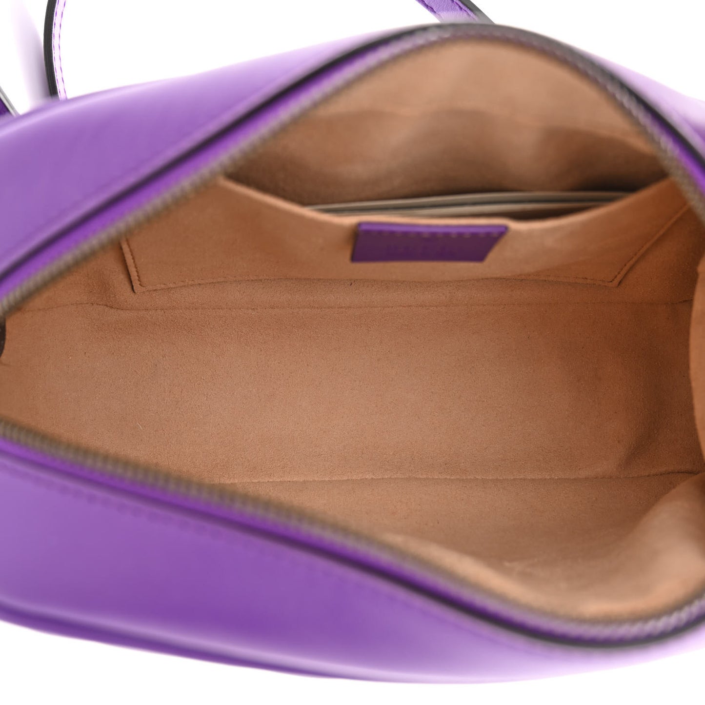 Calfskin Matelasse Small GG Marmont Chain Shoulder Bag Shine Purple