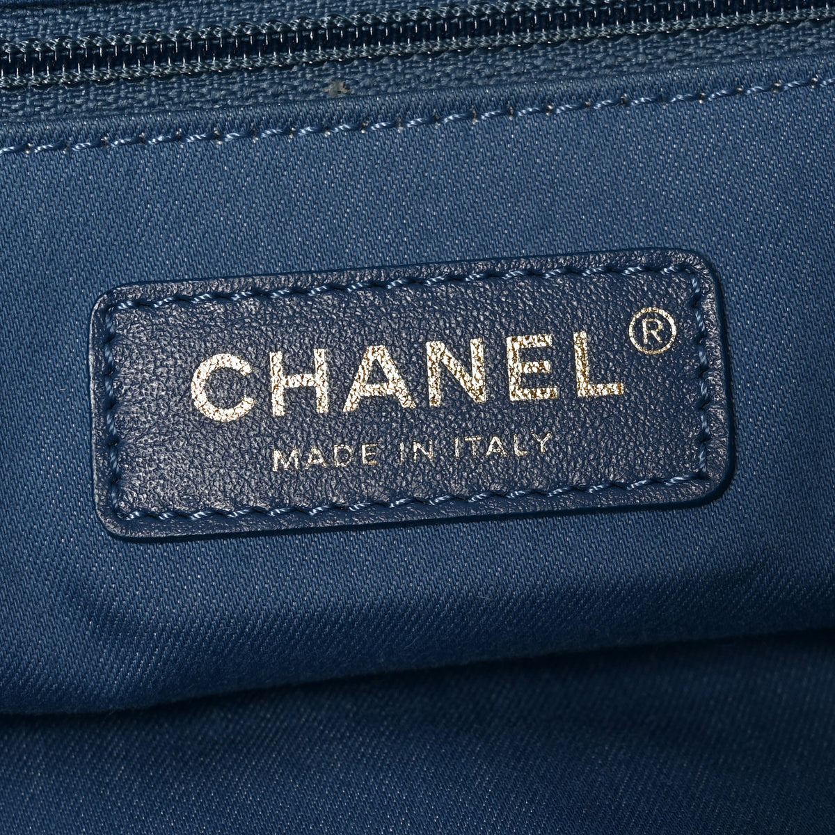 Denim Quilted Denim Mood Maxi Shopping Bag Blue Multicolor