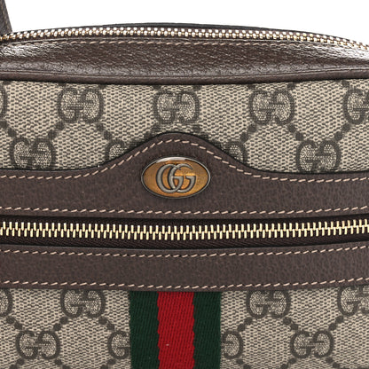 Gucci GG Supreme Monogram Web Mini Ophidia Shoulder Bag Brown 8 of 10