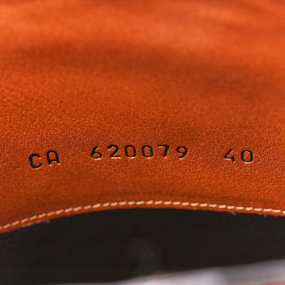 Saint Laurent Calfskin Kate Western Boots 40 New Papaya 9 of 9