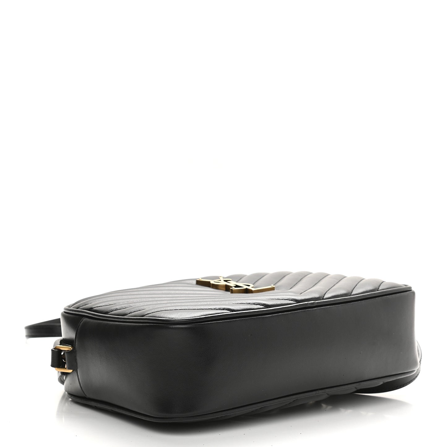 Calfskin Matelasse Monogram Lou Camera Bag Black