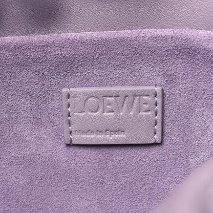 Loewe Calfskin Monochrome Flamenco Knot Clutch Pale Aubergine Glaze 6 of 10