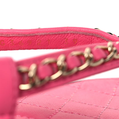 Chanel Lambskin Chain CC Thong Espadrille Sandals 39 Pink 10 of 10