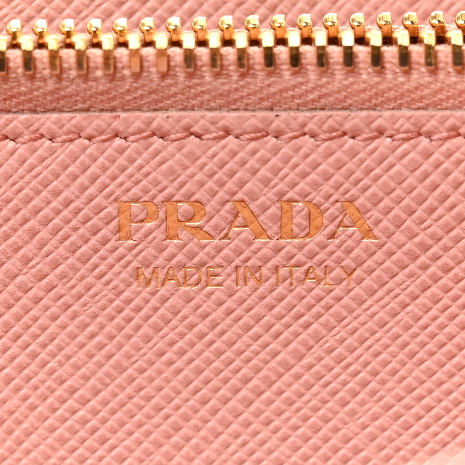 Prada Saffiano Bi-Color Metal Continental Flap Travel Wallet Cammeo Orchidea 8 of 8