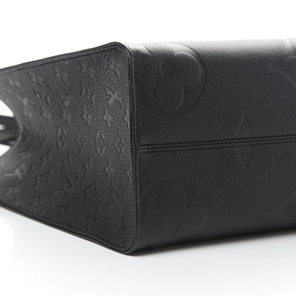 Louis Vuitton Empreinte Monogram Giant Onthego MM Black 9 of 10