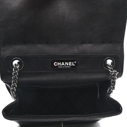 Chanel Calfskin Stitched Urban Luxury Top Handle Bag Black 4 of 4