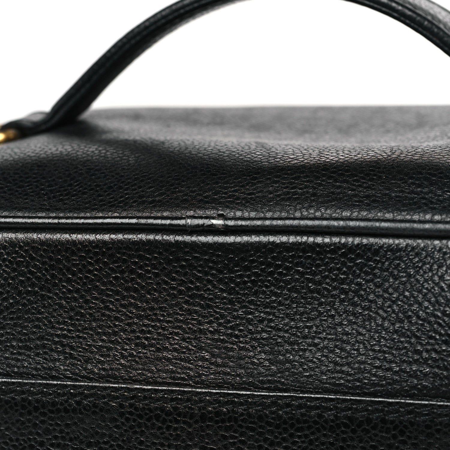 Chanel Caviar CC Vanity Train Case Black 10 of 10