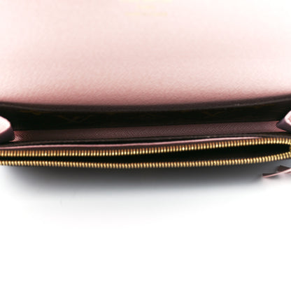 Louis Vuitton Monogram Emilie Wallet Rose Ballerine 5 of 10