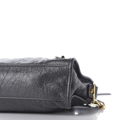 Balenciaga Agneau Classic Gold Hardware Mini City Gris Fossile 8 of 9