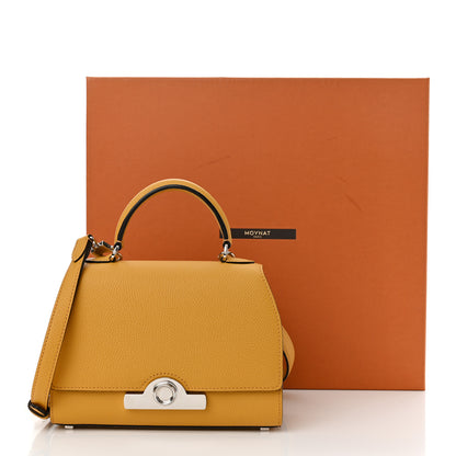 Moynat Taurillon Blush Rejane BB Saffron Yellow 11 of 11