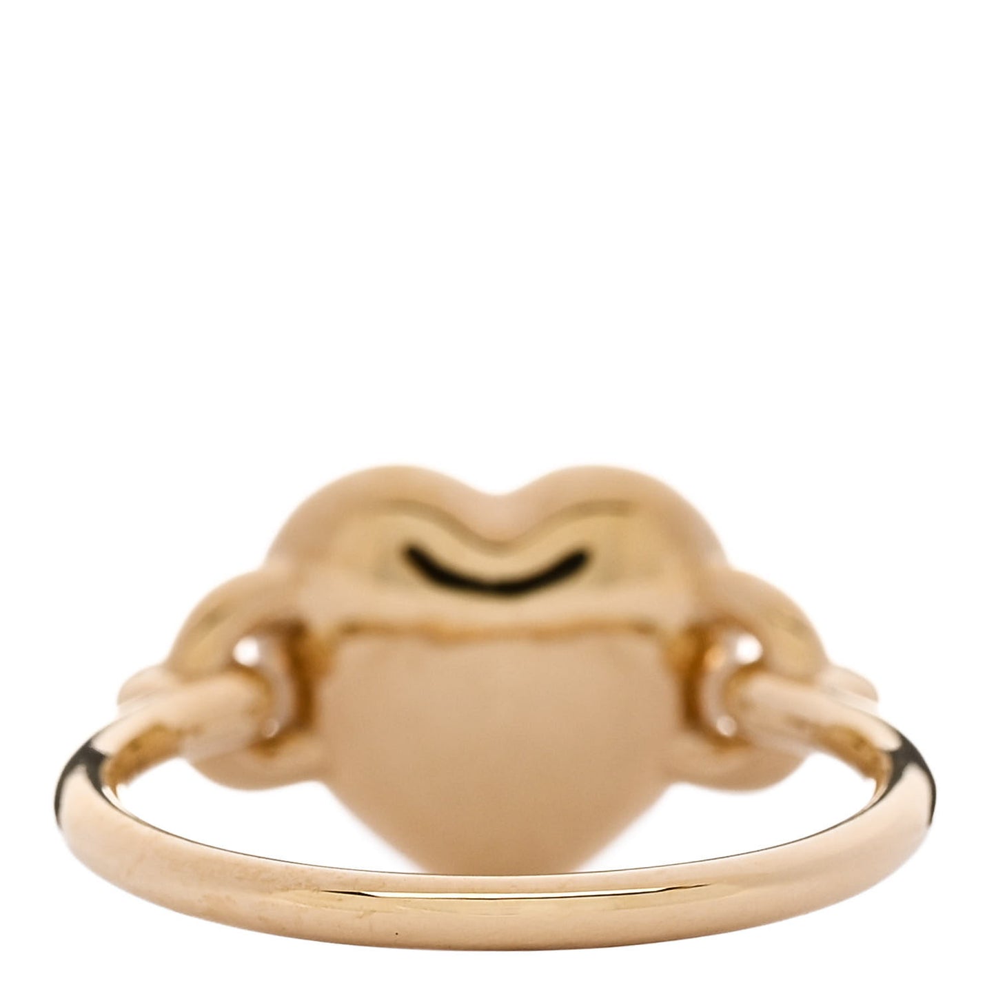 18K Yellow Gold Return to Tiffany Full Heart Ring 53 6.25