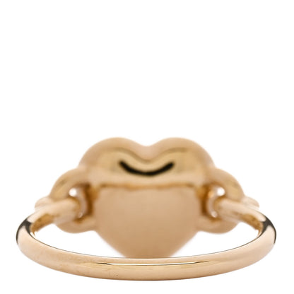Tiffany 18K Yellow Gold Return to Tiffany Full Heart Ring 53 6.25 4 of 6