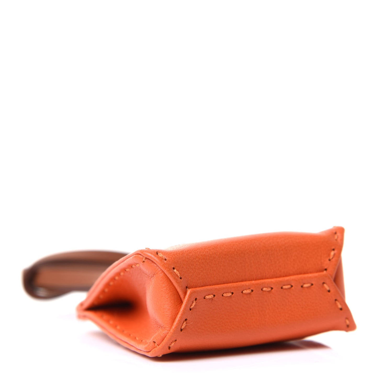 Milo Lambskin Swift Shopping Bag Charm Feu Gold