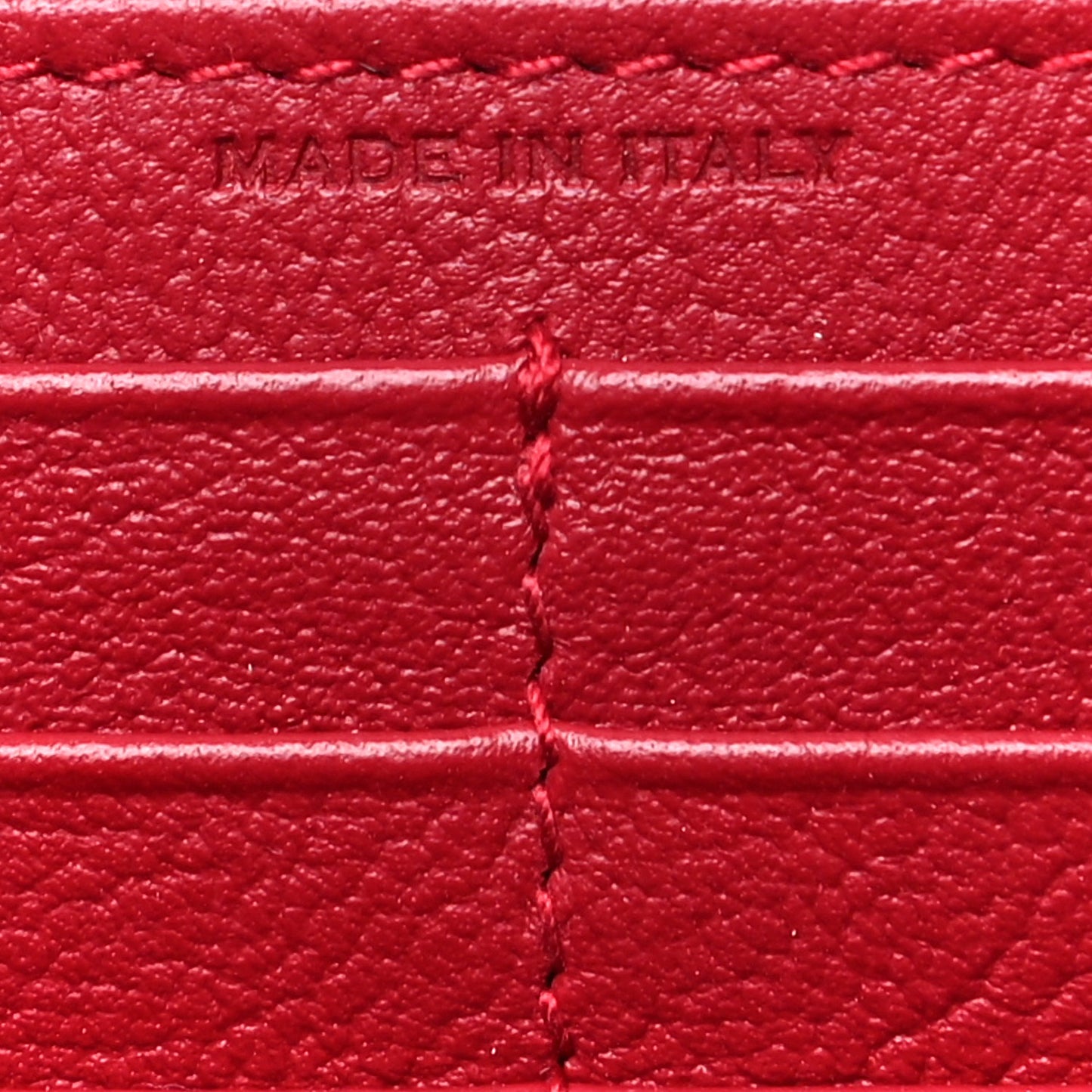 Goatskin Belle De Jour Flap Wallet Rouge Orient