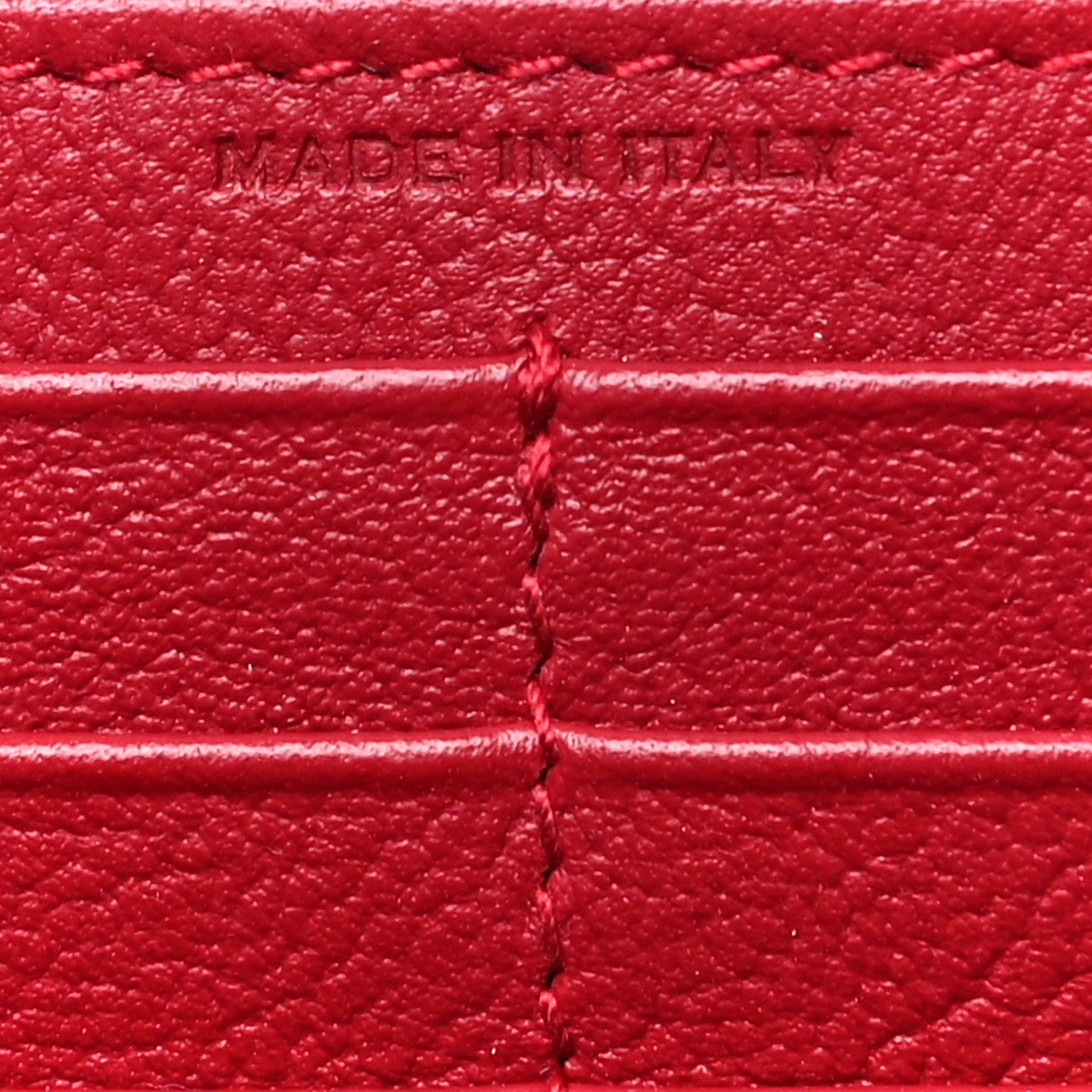 Saint Laurent Goatskin Belle De Jour Flap Wallet Rouge Orient 7 of 11