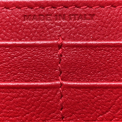 Saint Laurent Goatskin Belle De Jour Flap Wallet Rouge Orient 7 of 11