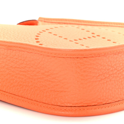 Hermes Taurillon Clemence Evelyne TPM Orange 8 of 10