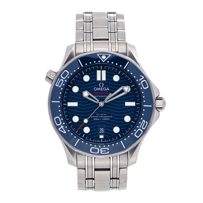 Omega Stainless Steel 42mm Seamaster Diver 300M Automatic Watch Blue 210.30.42.20.03.001 1 of 5