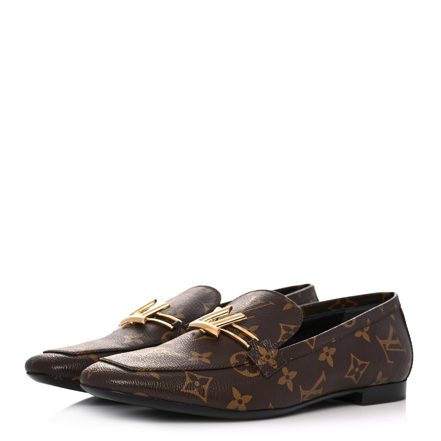 Louis Vuitton Monogram Upper Case Flat Loafer 37.5 3 of 9
