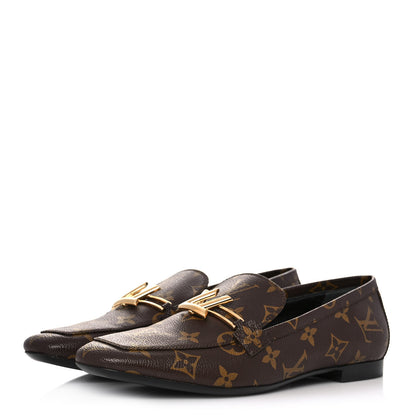 Louis Vuitton Monogram Upper Case Flat Loafer 37.5 3 of 9