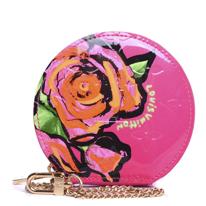 Louis Vuitton Vernis Roses Chapeau Coin Purse Rose Pop 1 of 7