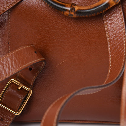 Gucci Calfskin Bamboo Backpack Brown 18 of 18