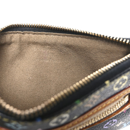 Louis Vuitton Monogram Multicolor Pochette Plate MM Black 6 of 8