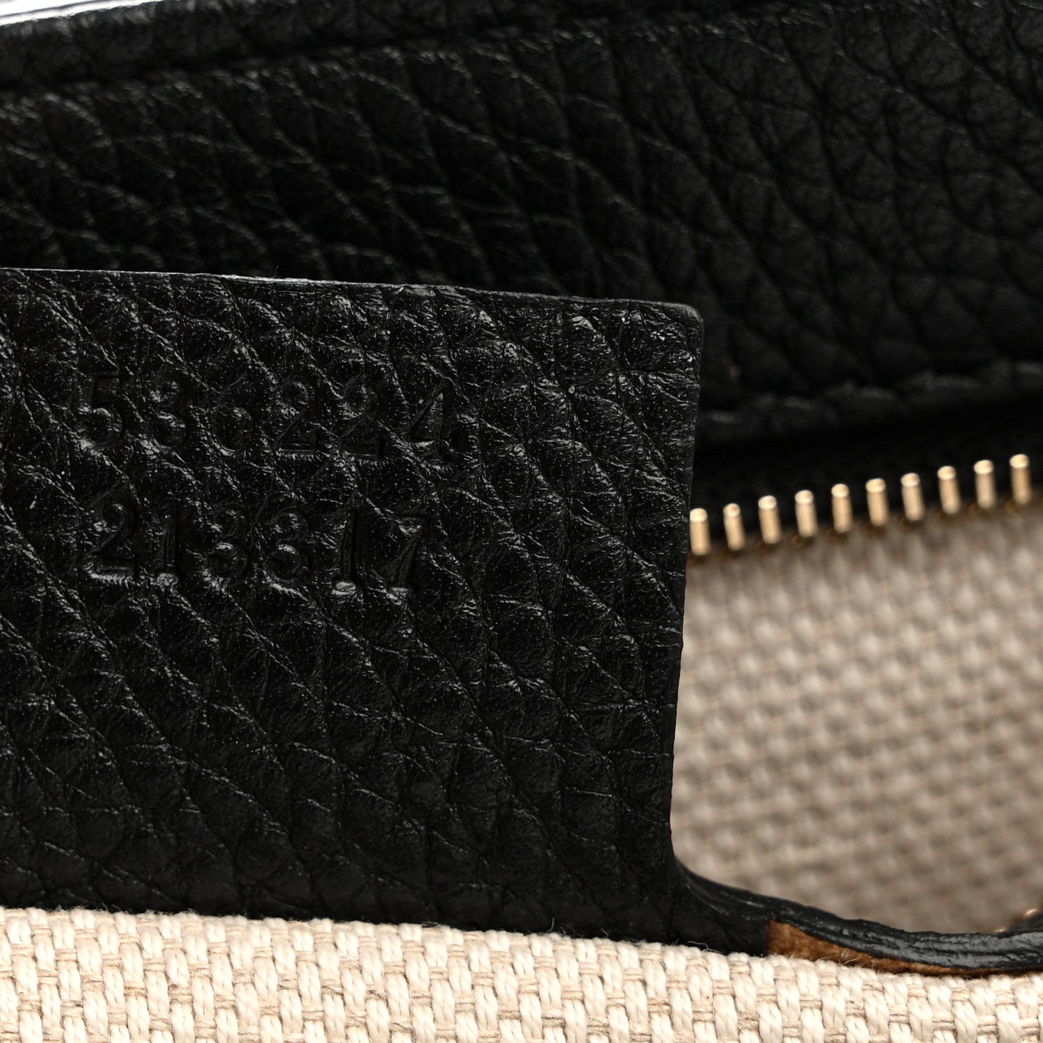 Gucci Pebbled Calfskin Medium Soho Flap Crossbody Black 7 of 11
