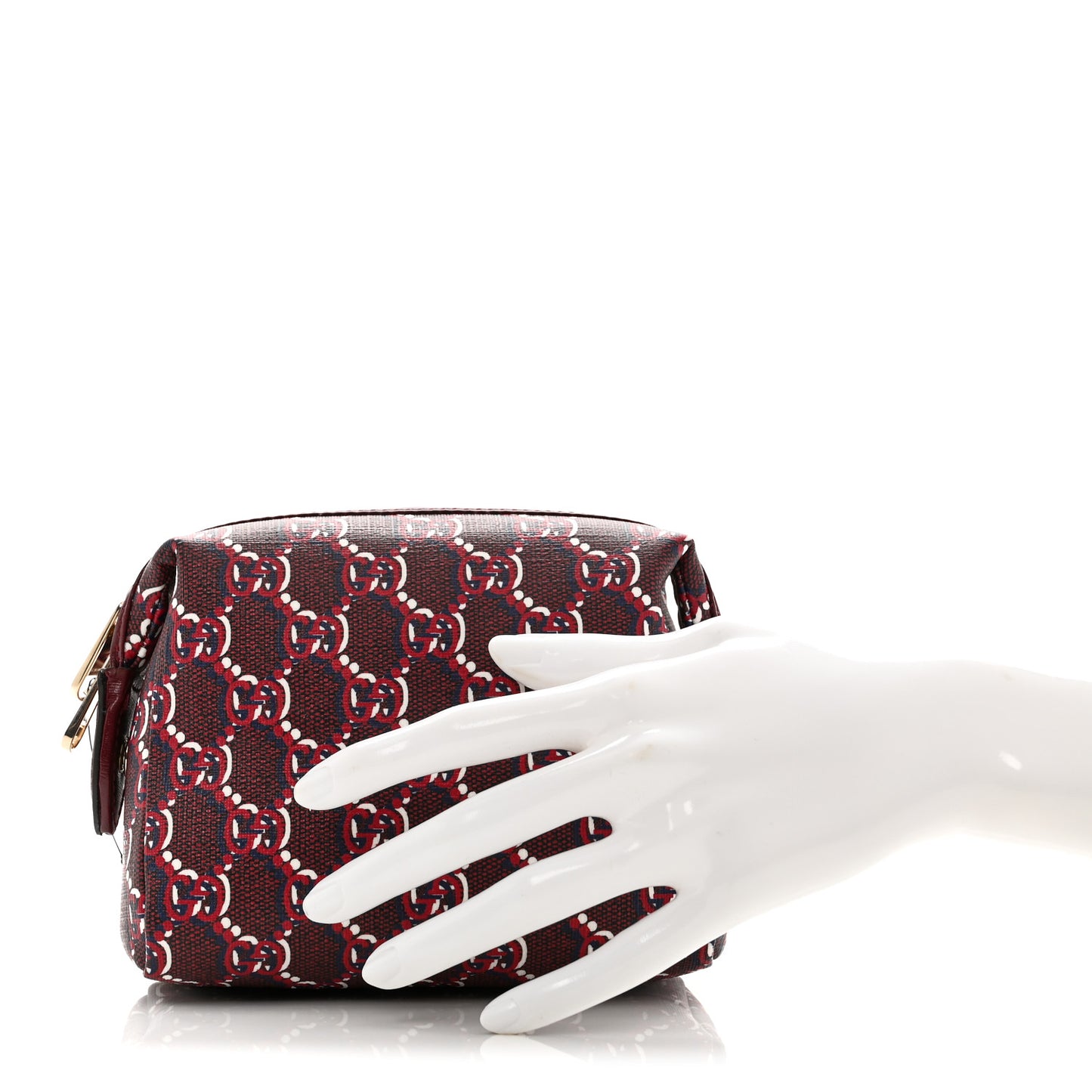 GG Supreme Shadow Toiletry Pouch Rosso Ancora Red