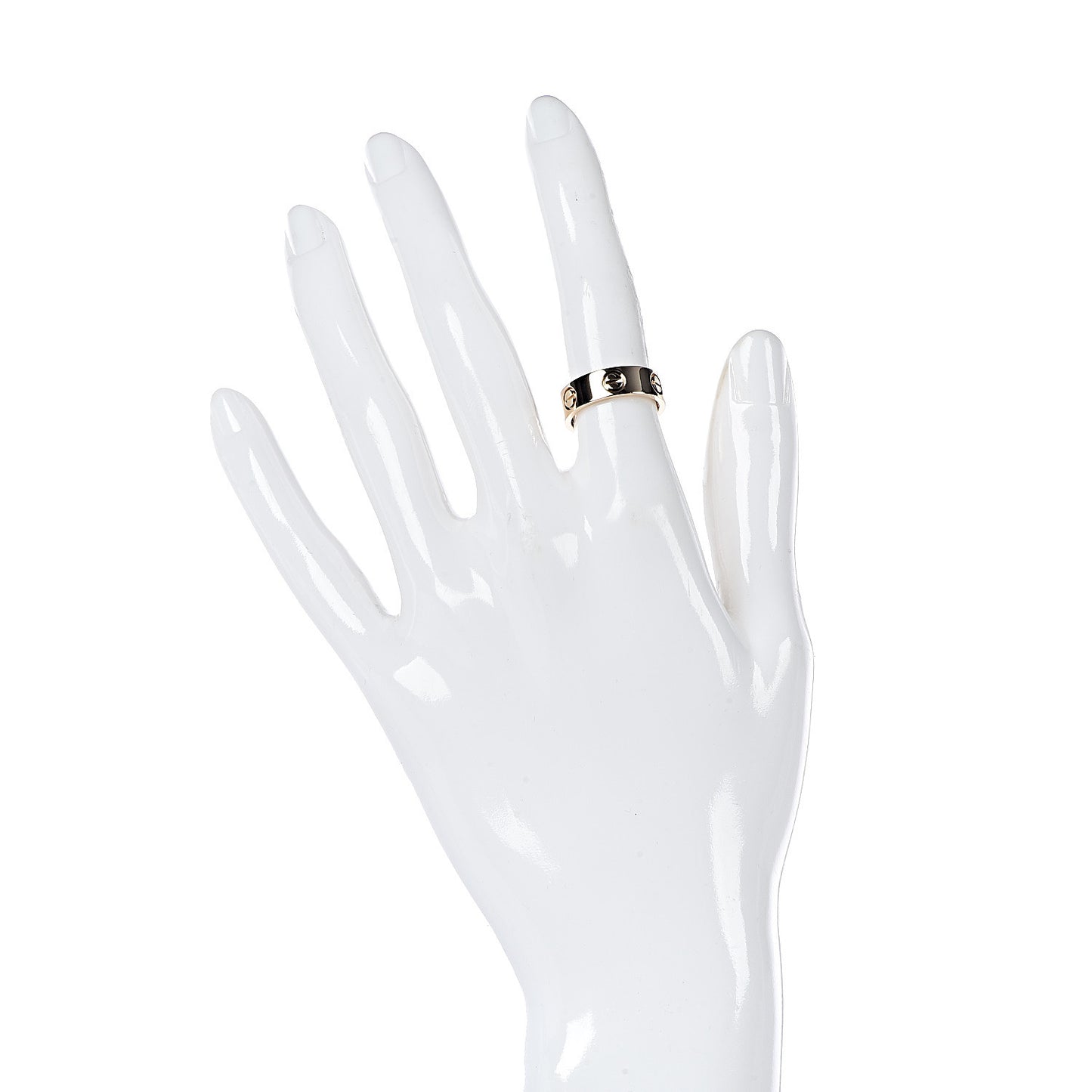 18K Yellow Gold 5.5mm LOVE Ring 48 4.5
