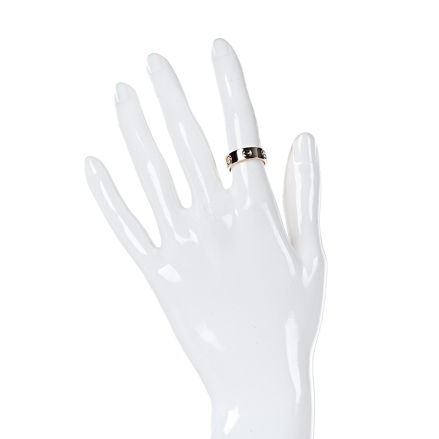 Cartier 18K Yellow Gold 5.5mm LOVE Ring 48 4.5 2 of 5