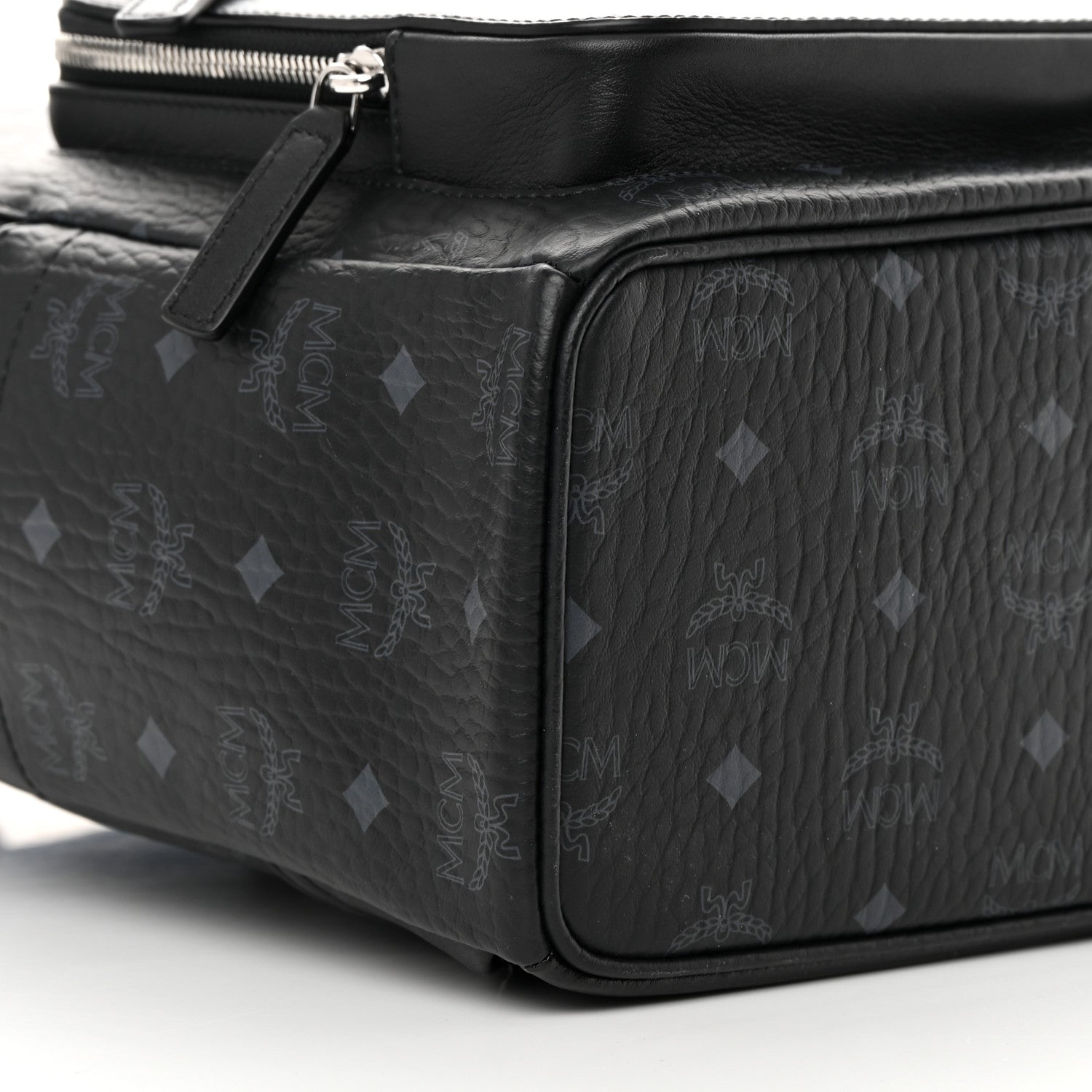 MCM Visetos Medium Stark Backpack Black 10 of 13