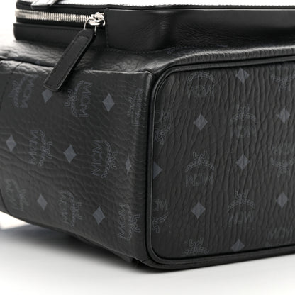 MCM Visetos Medium Stark Backpack Black 10 of 13