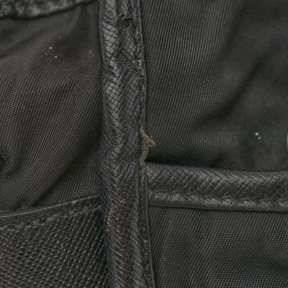 Prada Tessuto Nylon Saffiano Logo Messenger Bag Black 12 of 13