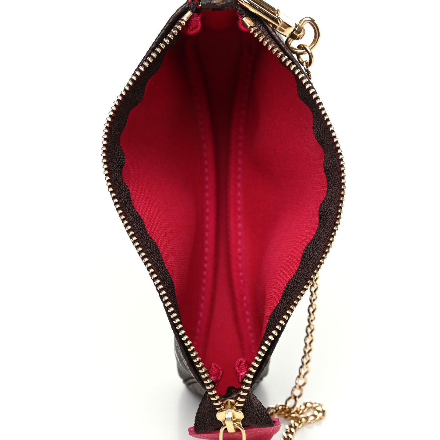 Monogram 2019 Christmas Animation Mini Courchevel Pochette Accessories Fuchsia