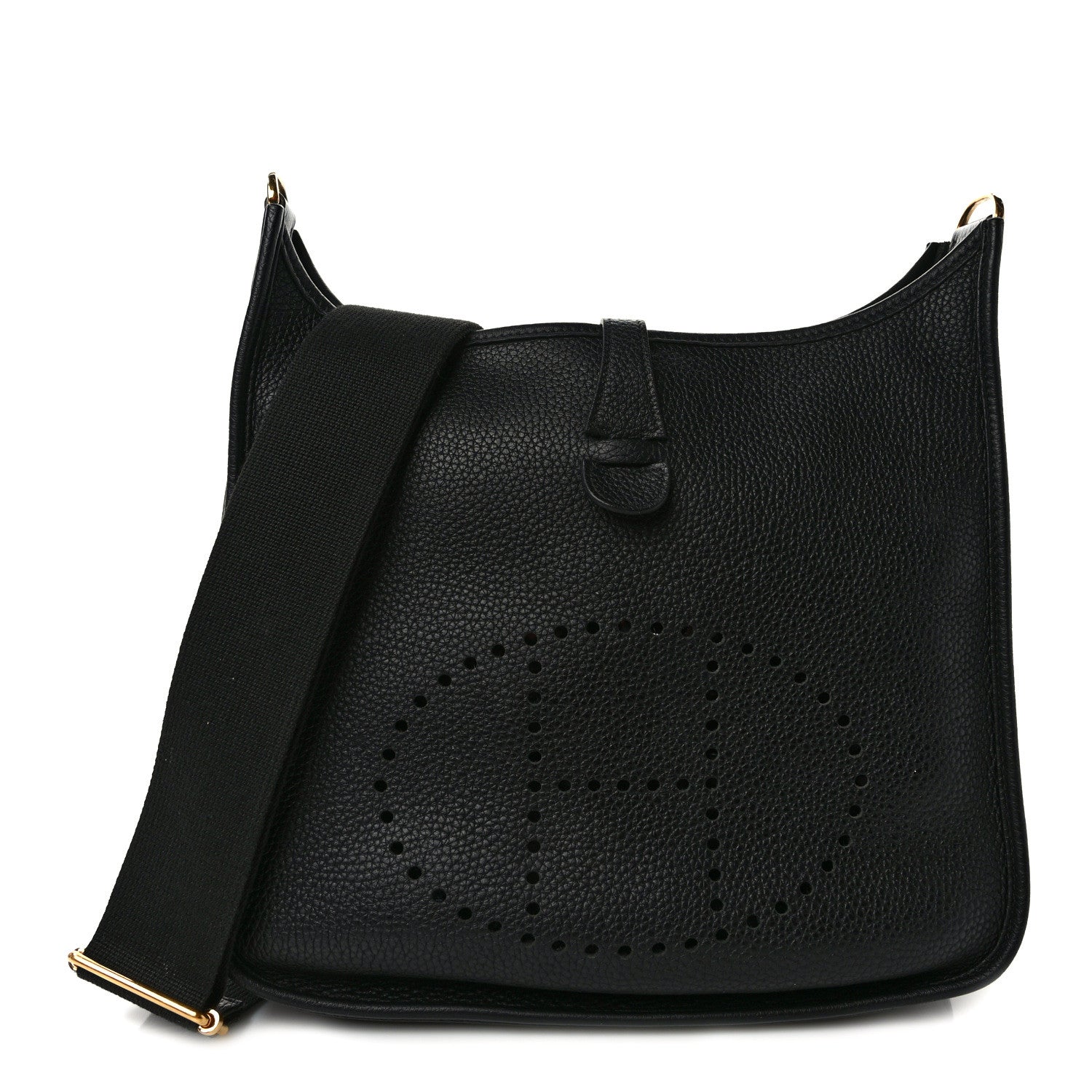 Hermes Taurillon Clemence Evelyne III PM Black 1 of 8