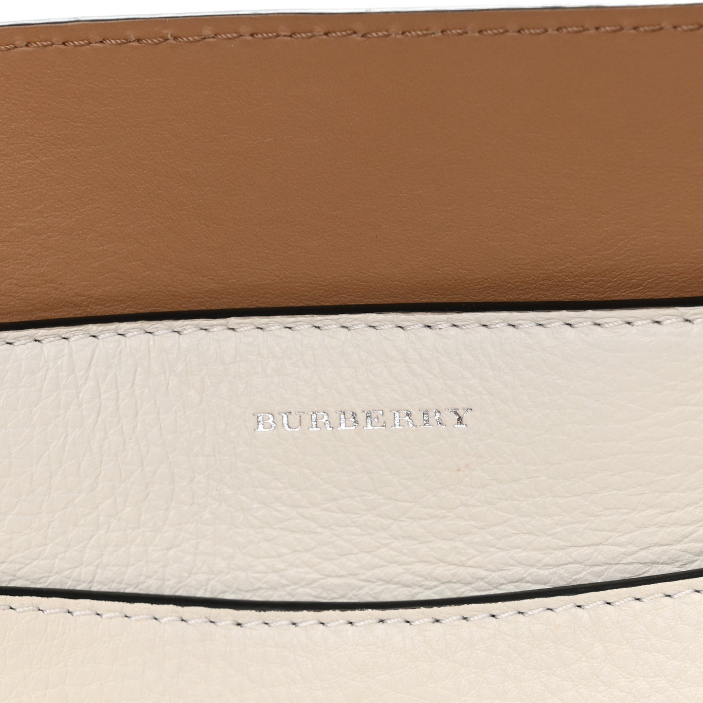 Soft Grain Calfskin Medium Belt Bag Light Camel Chalk White