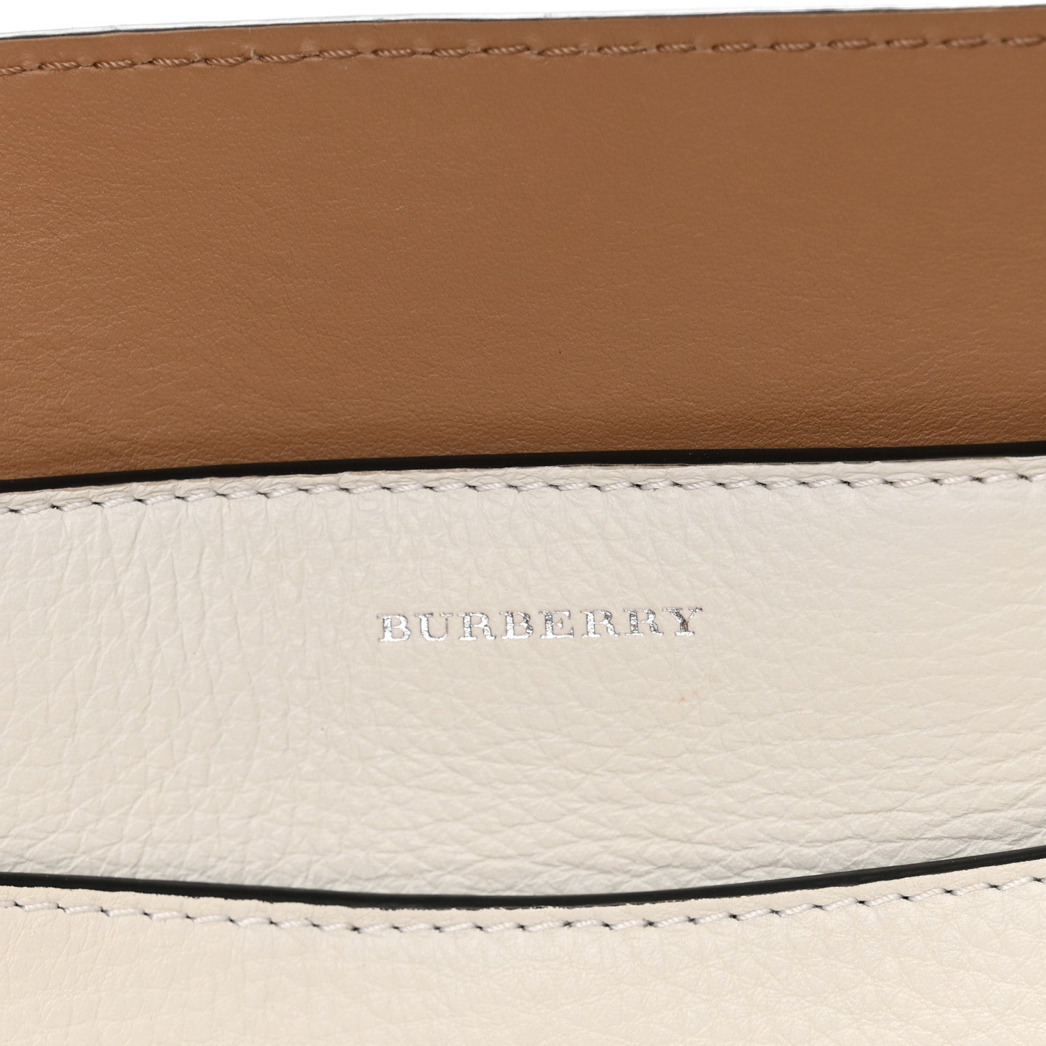 Burberry Soft Grain Calfskin Medium Belt Bag Light Camel Chalk White 6 of 11