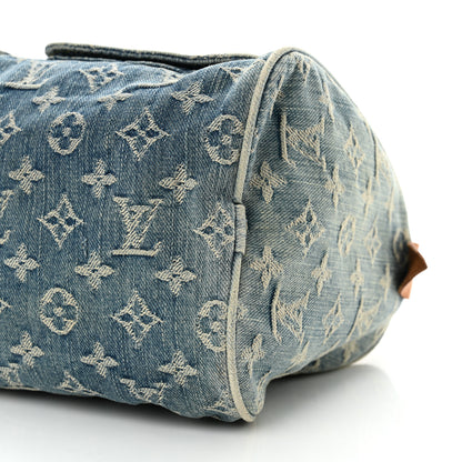 Louis Vuitton Monogram Denim Neo Speedy Blue 8 of 18