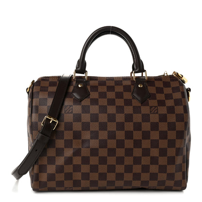 Louis Vuitton Damier Ebene Speedy Bandouliere 30 1 of 10