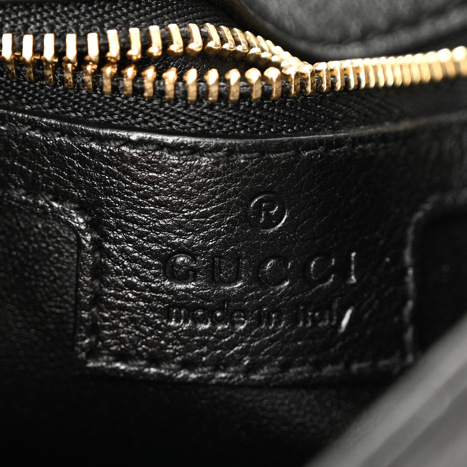 Gucci Roxy Calfskin Blondie Chain Shoulder Flap Bag Black 6 of 10