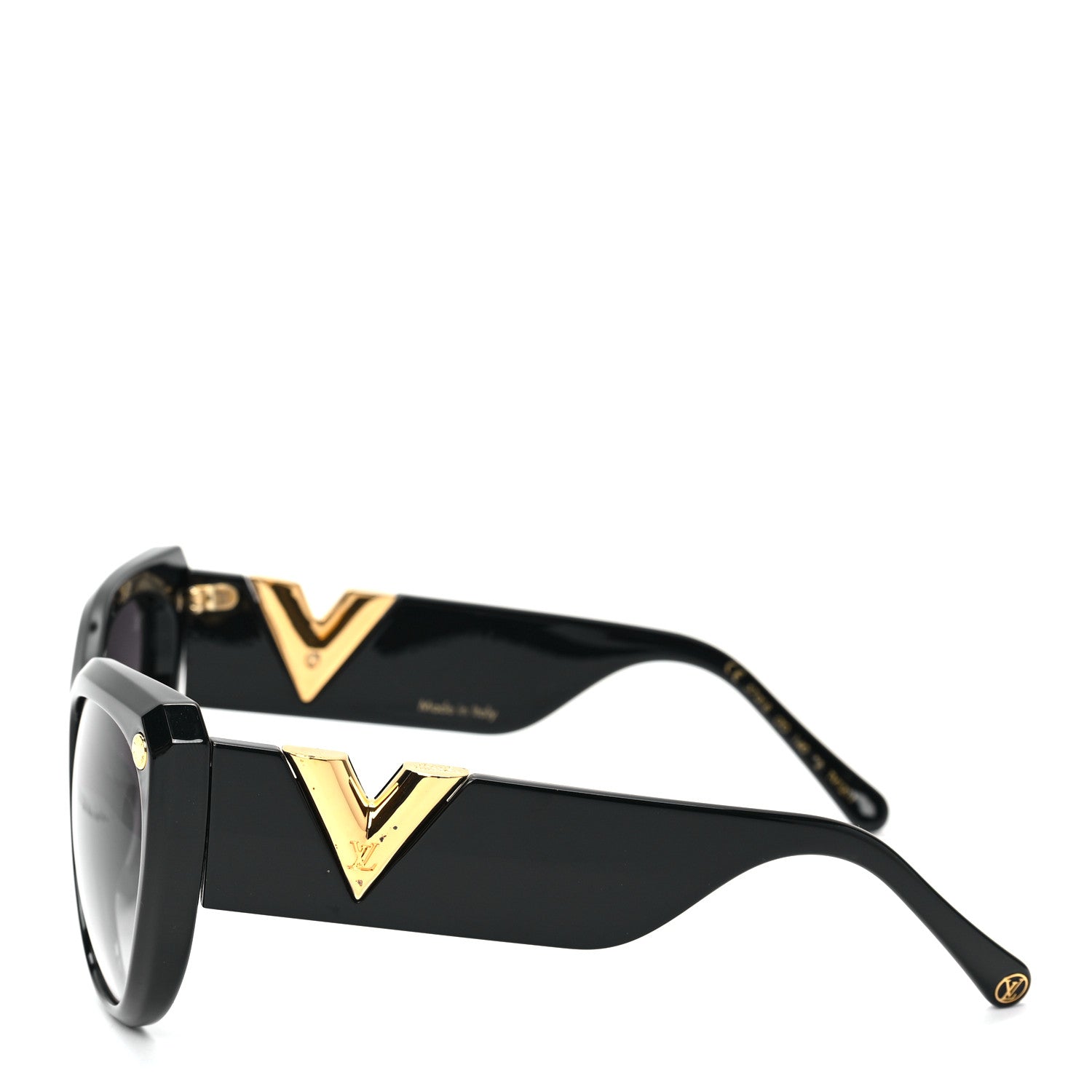 Louis Vuitton Acetate My Fair Lady Sunglasses Z1254W Black 3 of 8