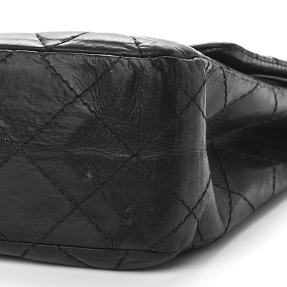 Chanel Aged Calfskin Quilted 50th Anniversary 2.55 Reissue 227 Flap Black 9 of 11
