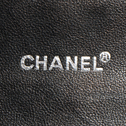 Chanel Patent Chocolate Bar Quilted Long Wallet Black 7 of 8